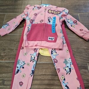 Bluey 3 Piece Set Size 4T